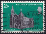 Obrázek k výrobku 46999 - 1971, Guernsey, 0058, Vánoce: Kostely - Ebenezer, metodistický kostel ✶✶ 