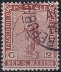Obrázek k výrobku 47017 - 1892, San Marino, 0013, Výplatní známka: Zemské znaky ⊙