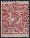 Obrázek k výrobku 47029 - 1918, San Marino, 0052, Výplatní známka: Znak ve štítu ✶