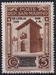 Obrázek k výrobku 47058 - 1932, San Marino, 0188, 50. výročí úmrtí Giuseppe Garibaldiho: Rozloučení Garibaldiho s jeho přívrženci ✶