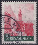 Obrázek k výrobku 47093 - 1955, San Marino, 0530, Výplatní známka: Krajinky - Brána do nových hradeb ⊙