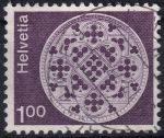 Obrázek k výrobku 47201 - 1974, Švýcarsko, 1035/1038v, Výplatní známky: Architektura a umělecká řemesla (II) ✶✶ 