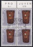 Obrázek k výrobku 47233 - 1975, Švýcarsko,1062p, \"Pro Juventute\": Den poštovní známky - Historická poštovní brašna ⊙ ⊞ o H