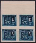 Obrázek k výrobku 47489 - 1945, ČSR II, 0366A, Výplatní známky: Bratislavské vydání ✶✶ ⊞ o P