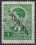 Obrázek k výrobku 47509 - 1941, Obsazená území Německem 39/45 (Srbsko), 002a, Výplatní známka: Král Petr II. ⊙