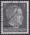 Obrázek k výrobku 47578 - 1941, Obsazená území Německem 1939-45 (Ukrajina), 01/18, Výplatní známky: Adolf Hitler ⊙