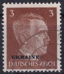 Obrázek k výrobku 47580 - 1941, Obsazená území Německem 1939-45 (Ukrajina), 01, Výplatní známka: Adolf Hitler ⊙
