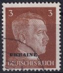 Obrázek k výrobku 47581 - 1941, Obsazená území Německem 1939-45 (Ukrajina), 02, Výplatní známka: Adolf Hitler ⊙