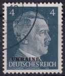 Obrázek k výrobku 47582 - 1941, Obsazená území Německem 1939-45 (Ukrajina), 02, Výplatní známka: Adolf Hitler ⊙