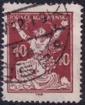 Obrázek k výrobku 47798 - 1920, ČSR I, 0154BII, Výplatní známka: Osvobozená republika ⊙