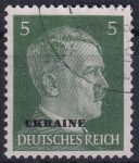 Obrázek k výrobku 47810 - 1941, Obsazená území Německem 1939-45 (Ukrajina), 03, Výplatní známka: Adolf Hitler ⊙