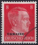 Obrázek k výrobku 47814 - 1941, Obsazená území Německem 1939-45 (Ukrajina), 06, Výplatní známka: Adolf Hitler ⊙