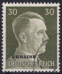 Obrázek k výrobku 47824 - 1941, Obsazená území Německem 1939-45 (Ukrajina), 14, Výplatní známka: Adolf Hitler ⊙