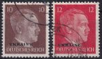 Obrázek k výrobku 47831 - 1941, Obsazená území Německem 1939-45 (Ukrajina), 18, Výplatní známka: Adolf Hitler ⊙