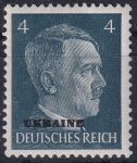 Obrázek k výrobku 47837 - 1941, Obsazená území Německem 1939-45 (Ukrajina), 02, Výplatní známky: Adolf Hitler ✶