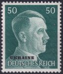 Obrázek k výrobku 47849 - 1941, Obsazená území Německem 1939-45 (Ukrajina), 15, Výplatní známky: Adolf Hitler ✶