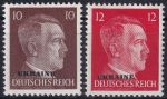 Obrázek k výrobku 47853 - 1941, Obsazená území Německem 1939-45 (Ukrajina), 01/18, Výplatní známky: Adolf Hitler ✶
