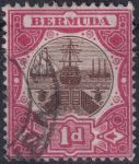 Obrázek k výrobku 47873 - 1865, Bermudy, 0001Aa, Výplatní známka: Královna Viktorie v různých rámech ⊙