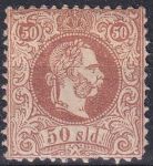 Obrázek k výrobku 47902 - 1867, Rakouská pošta v Levantě, 07IA, Výplatní známka: Císař František Josef I. ✶