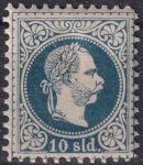 Obrázek k výrobku 47908 - 1876, Rakouská pošta v Levantě, 04II, Výplatní známka: Císař František Josef I. ✶