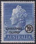 Obrázek k výrobku 47967 - 1958, Vánoční ostrov, 0007, Výplatní známka: Královna Alžběta II. ✶✶