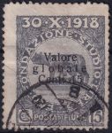 Obrázek k výrobku 48031 - 1919, Fiume, 74I, Výplatní známka ⊙ 