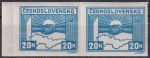Obrázek k výrobku 48130 - 1945, ČSR II, 0359ST, Výplatní známka: Košické vydání - Symbol spojenectví ČSR-SSSR ✶✶ ⊟ o H