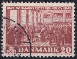 Obrázek k výrobku 48176 - 1949, Dánsko, 0319, 100 let Říšské ústavy ⊙
