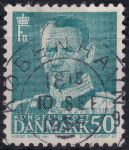 Obrázek k výrobku 48201 - 1952, Dánsko, 334, Výplatní známka: Král Frederik IX. ⊙ 