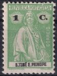 Obrázek k výrobku 48241 - 1914, Svatý Tomáš a Princův ostrov, 0190yC, Výplatní známka: Ceres ✶✶