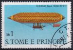 Obrázek k výrobku 48258 - 1979, Svatý Tomáš a Princův ostrov, 0626, Historie letectví (III): Vzducholodě - Dupois de Lome ⊙