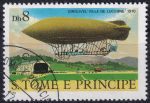Obrázek k výrobku 48260 - 1979, Svatý Tomáš a Princův ostrov, 0629, Historie letectví (III): Vzducholodě - \"Willows II\" ⊙