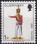 Obrázek k výrobku 48327 - 1974, Guernsey, 0093 Výplatní známka: Vojenské uniformy - Voják ✶✶ 