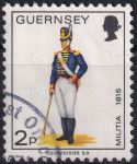 Obrázek k výrobku 48331 - 1974, Guernsey, 0094 Výplatní známka: Vojenské uniformy - Důstojník ⊙ 