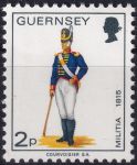 Obrázek k výrobku 48335 - 1974, Guernsey, 0094 Výplatní známka: Vojenské uniformy -Důstojník ✶✶ 