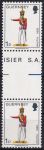 Obrázek k výrobku 48343 - 1974, Guernsey, 0096 Výplatní známka: Vojenské uniformy -Dělostřelec ✶✶ 