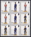 Obrázek k výrobku 48357 - 1974, Guernsey, 0093+0097+0098St, Výplatní známky: Vojenské uniformy ✶✶ 