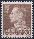 Obrázek k výrobku 48762 - 1950, Dánsko, 311, Výplatní známka: Král Frederik IX. ✶ 