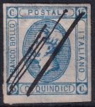 Obrázek k výrobku 48889 - 1863, Itálie, 0015II, Výplatní známka: Král Viktor Emanuel II. ⊡ 