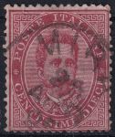 Obrázek k výrobku 48916 - 1879, Itálie, 0037A, Výplatní známka: Král Umberto ⊙