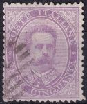 Obrázek k výrobku 48923 - 1879, Itálie, 0042A, Výplatní známka: Král Umberto ⊙