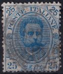 Obrázek k výrobku 48943 - 1893, Itálie, 0069, Výplatní známka: Král Umberto I. ⊙
