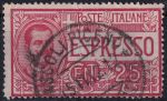 Obrázek k výrobku 48978 - 1901, Itálie, 0081, Výplatní známka: Král Viktor Emanuel III. (série Floreale) ⊙