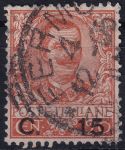 Obrázek k výrobku 48979 - 1901, Itálie, 0081, Výplatní známka: Král Viktor Emanuel III. (série Floreale) ⊙