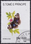 Obrázek k výrobku 49040 - 1993, Svatý Tomáš a Princův ostrov, 1401, Motýli opylující květy: Pieris sp. ⊙
