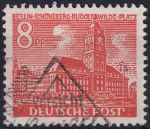Obrázek k výrobku 49130 - 1949, Berlín, 046, Výplatní známka: Berlínské stavby (I): Radnice v Schönebergu ⊙
