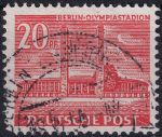 Obrázek k výrobku 49176 - 1953, Berlín,113, Výplatní známka: Berlínské stavby (II): Olympijský stadion ⊙