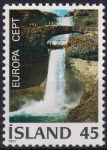 Obrázek k výrobku 49297 - 1977, Island, 0522, EUROPA: Krajinky - Ofaerufoss, Eldgjá ⊙ 