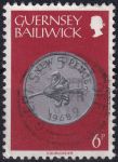 Obrázek k výrobku 49412 - 1979, Guernsey, 0176, Výplatní známka: Mince - 8 doubles ⊙