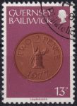 Obrázek k výrobku 49417 - 1979, Guernsey, 0181, Výplatní známka: Mince - ½ nové penny ⊙